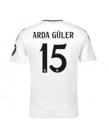 Real Madrid Arda Guler #15 Domácí Dres 2024-25 Krátký Rukáv